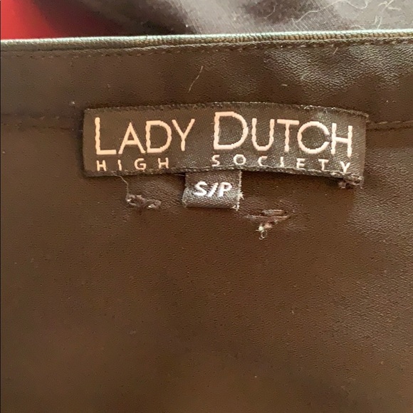 Lady Dutch Small black sleeveless blouse - Picture 5 of 5